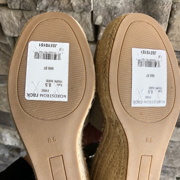 STEVE MADDEN / espadrille wedge sandal nwt - Picture 6 of 6